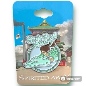 Studio Ghibli Spirited Away Haku and Chihiro Flying Enamel Pin